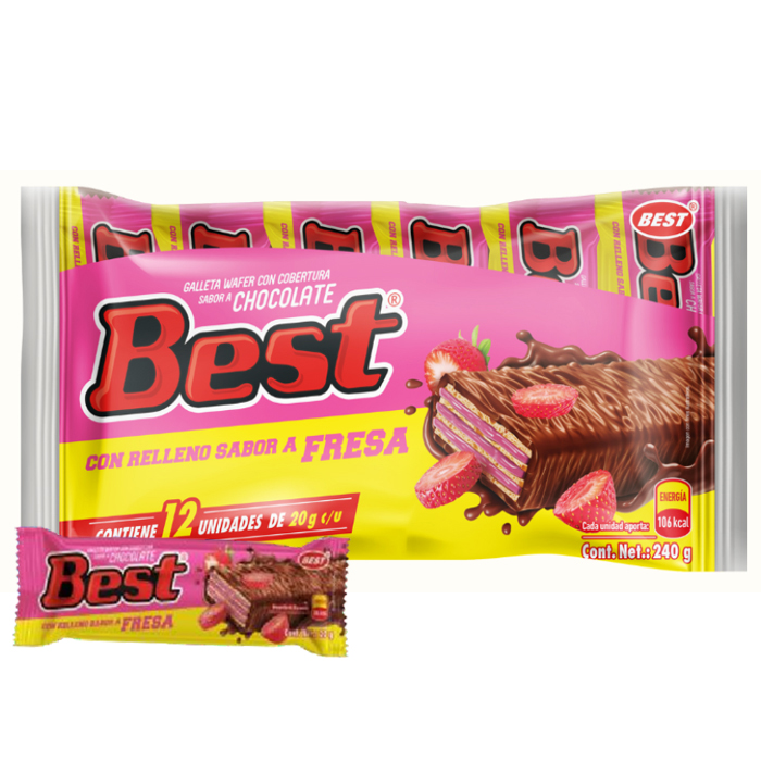 BEST RELLENO DE FRESA