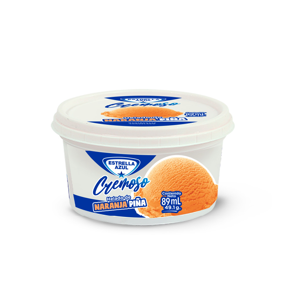 HELADO NARANJA PIÑA ESTRELLA AZUL 89ML
