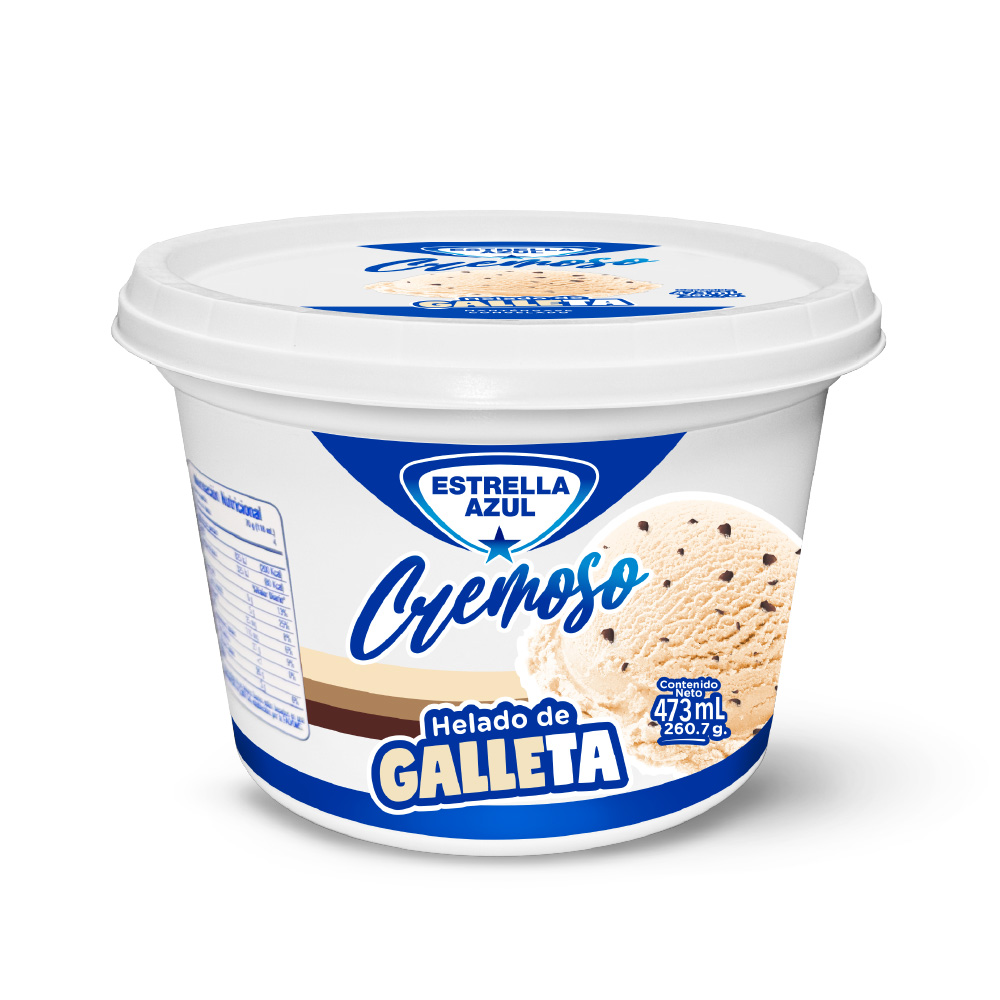 HELADO GALLETA ESTRELLA AZUL 473ML
