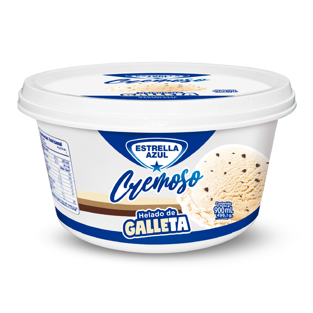 HELADO GALLETA ESTRELLA AZUL 900ML