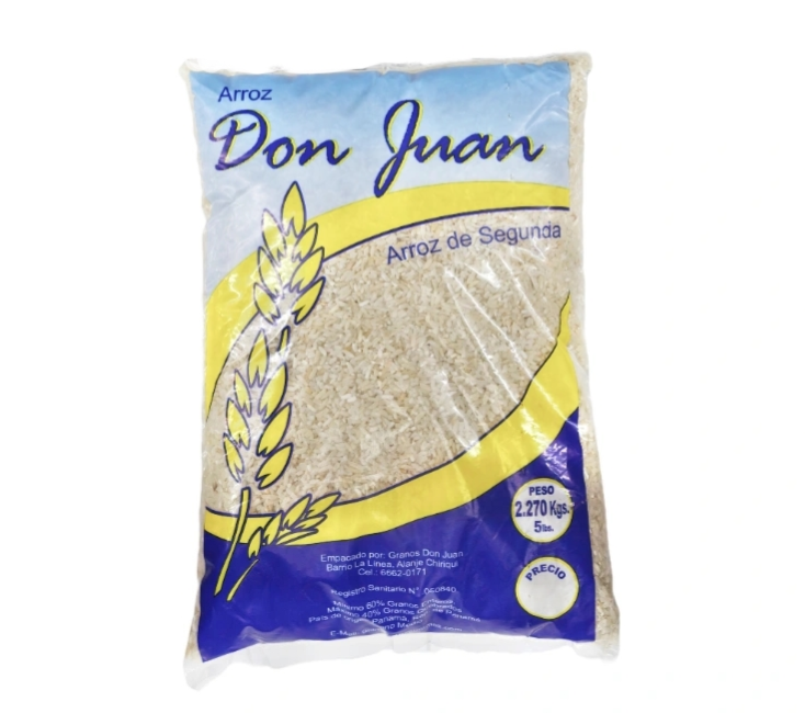 ARROZ DE SEGUNDA DON JUAN 5LB 