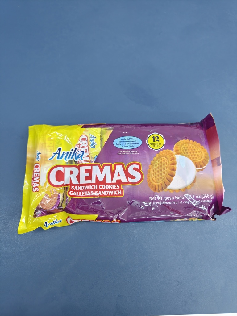 ANIKA CREMAS VAINILLA 12U
