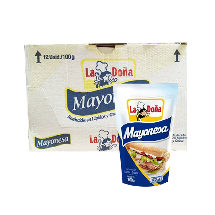 MAYONESA LA DOÑA 100G DISPLAY 12U