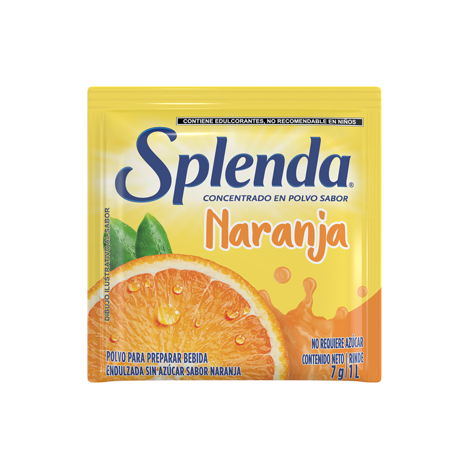 SPLENDA NARANJA 7G