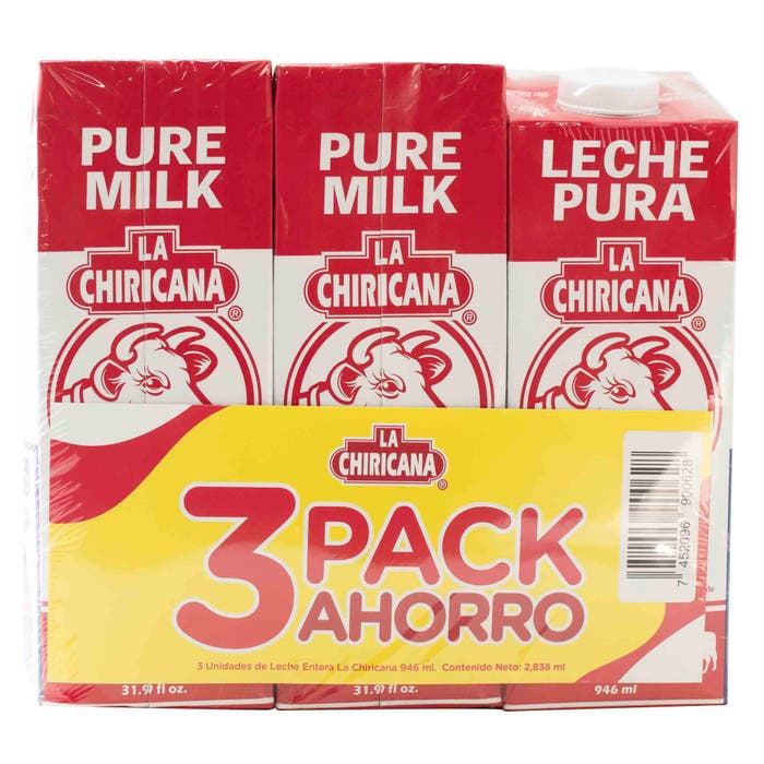 3PACK LECHE CHIRICANA