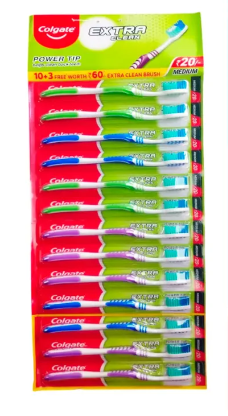 TIRA CEPILLO COLGATE EXTRA CLEAN (13U)