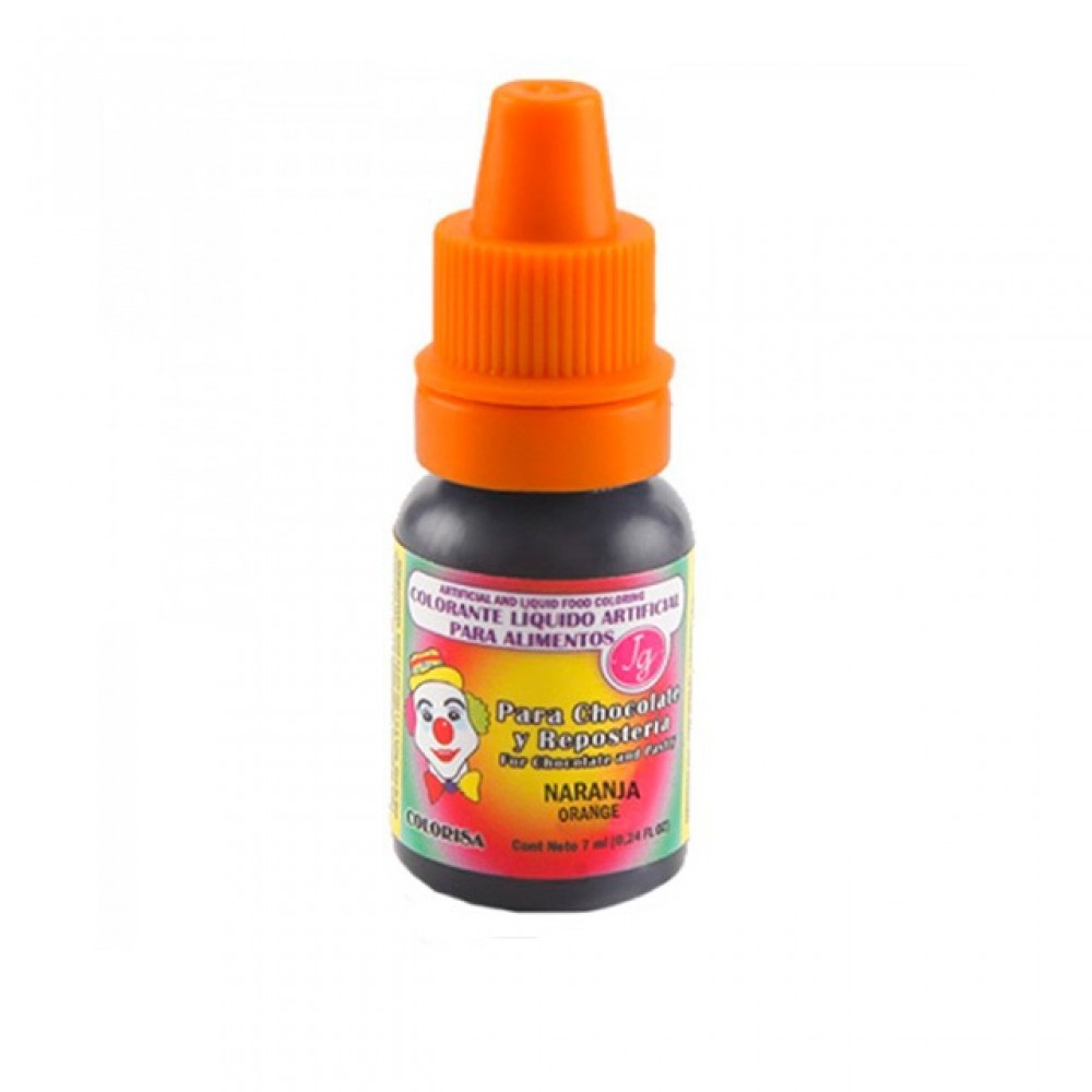 COLORANTE LIQUIDO NARANJA COLORISA 12ML