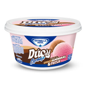 HELADO DUO CHOCOALMENDRAS FRESA EA 900ML