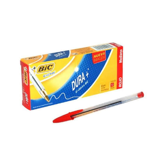 BOLIGARFO BIC ROJO 12U