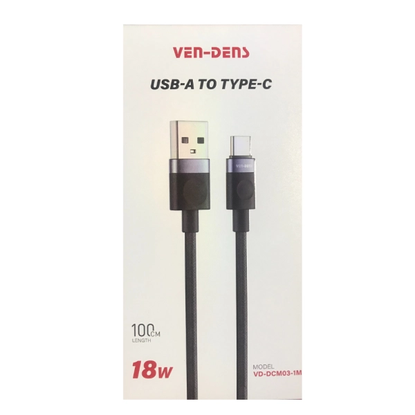 CABLE USB VD-DCM03 TIPO C 18W (TIPO TELA)
