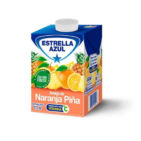 BEBIDA NARANJA PIÑA 473ML