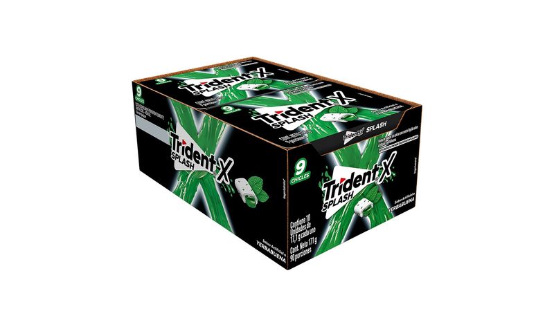 TRIDENT SPLASH YERBABUENA 10UND