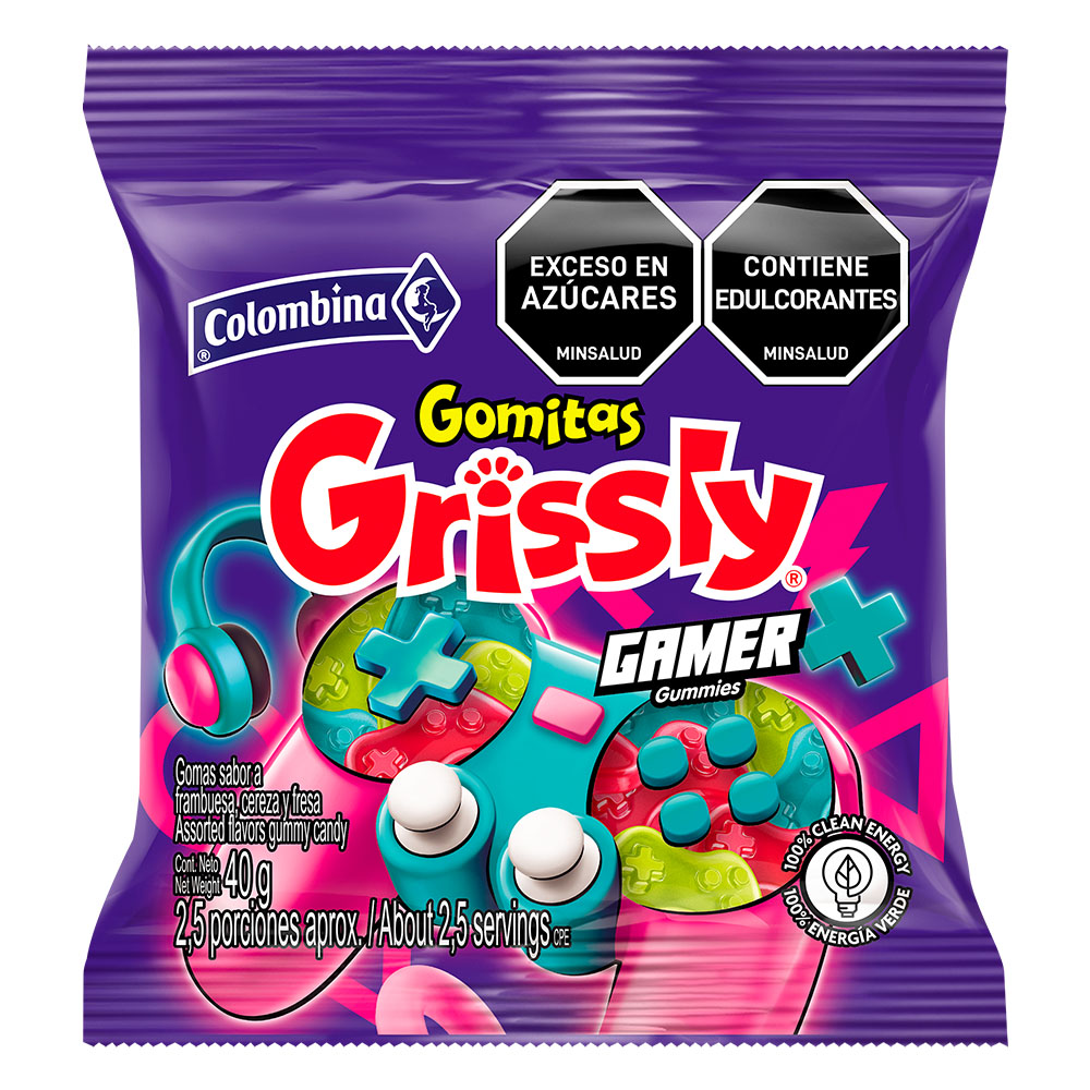 GOMITAS GRISSLY GAMER 80G