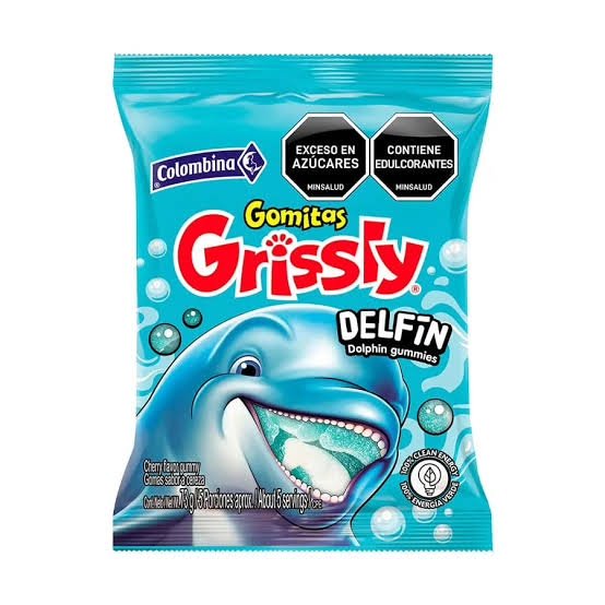 GOMITAS GRISSLY DELFIN 80G