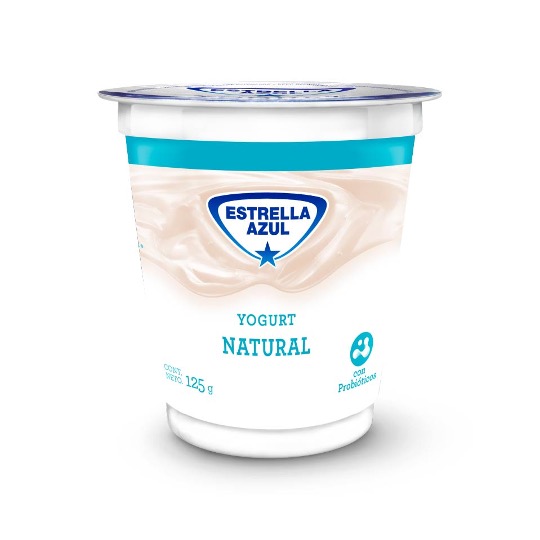 YOGURT NATURAL ESTRELLA AZUL 125G