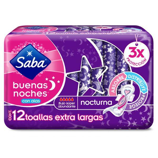 DOCENA SABA BUENAS NOCHES NOCTURNA 8+4U
