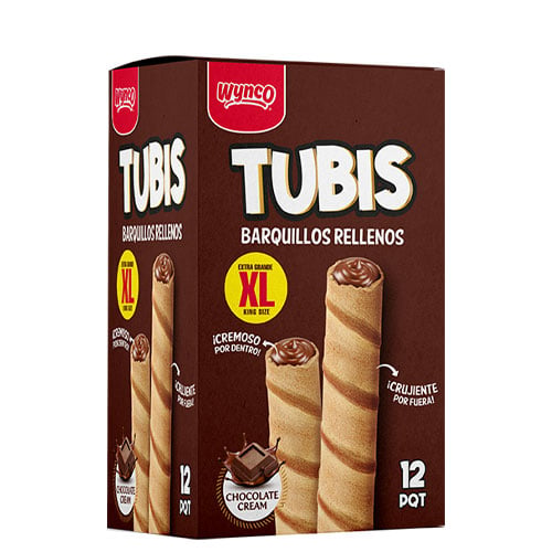 TUBIS XL CHOCOLATE 12U