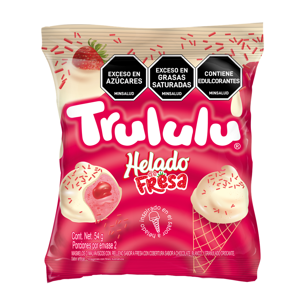 TRULULU HELADO DE FRESA 54G