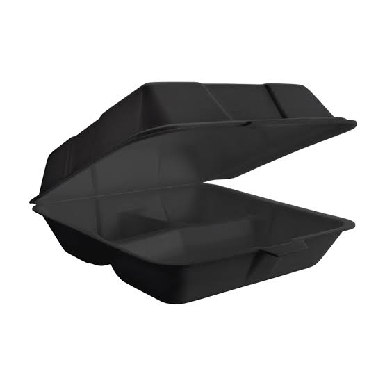 ENVASE 8X8 NEGRO CON DIVISION MULTIPACK (50UND)