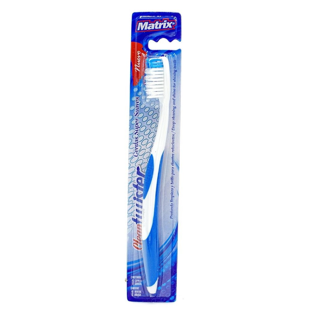 CEPILLO DENTAL MATRIX CLEAN SMILE CON TAPA