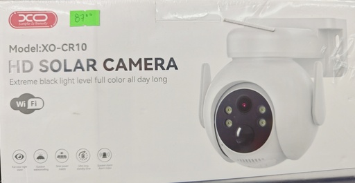 CAMARA SEGURIDAD XO-CR10 300WCON PANEL SOL