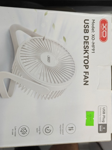 ABANICO MESA XO MF 91 BLANCO6 PULGADA