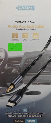 CABLE GO DES GAC-168 TIPO C A AUXILIA