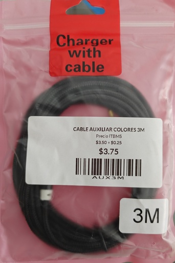 CABLE AUXILIAR COLORES 3M