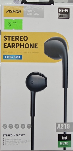 AUDIFONO ASPOR A219 NEGRO