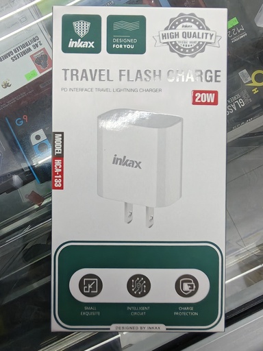 CARGADOR INKAX HCA-133 PD CUBO SOLO 20W
