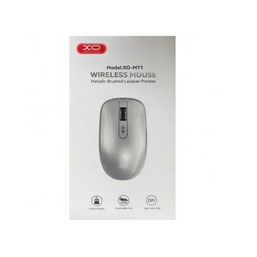 MOUSE XO-M11 INALAMBRICO COLOR PLATEADO