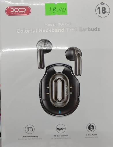 AUDIFONO XO X43 COLOR NEGRO