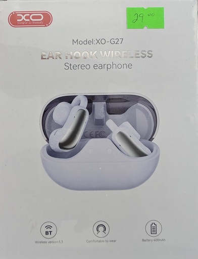 AUDIFONO XO-G27 BLUETOOTH COLOR MORADO