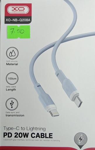 CABLE XO NB Q208A TIPO CAIP 20W AZUL