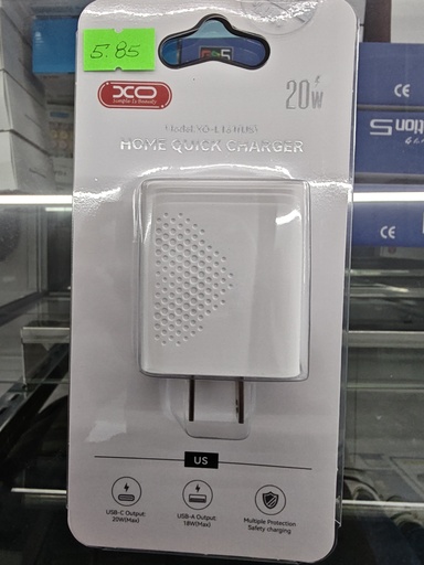 CARGADORXO L161 PD 20WYQC 3.0 TIPO C CUBO SOLO