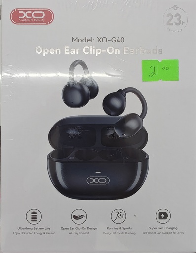 AUDIFONO XO -G40 COLOR NEGRO NUEVO