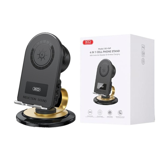 HOLDERXO F69 BLUETOOTH CARGA INALAMBRICO Y  BOCINA