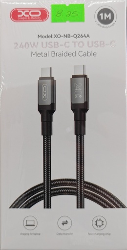 CABLE NB-Q264A XO IP15 TIPO C A TIPO C 240W COL