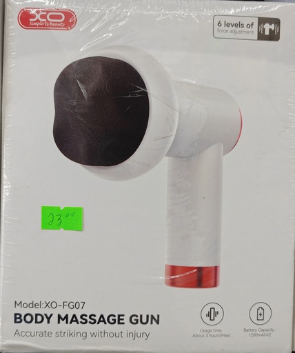 MAQUINA DE MASAJE XO FG07 COLOR BLANCO