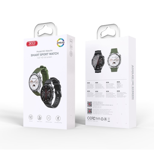 RELOJE XO -WATCH4  AMOLED COLOR VERDE/GRIS