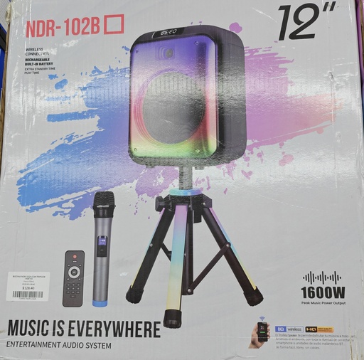 BOCINA NDR-102B CON TRIPODE NUEVO