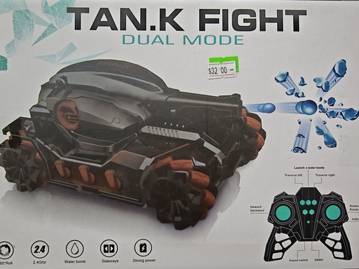 JUGUETE DE CARRITO TANQUE CON CONTROL AUTOMATICO