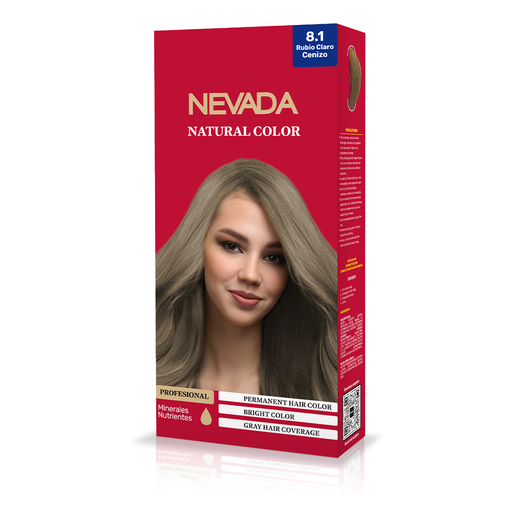 TINTE NEVADA 8.1 RUBIO CLARO CENIZO