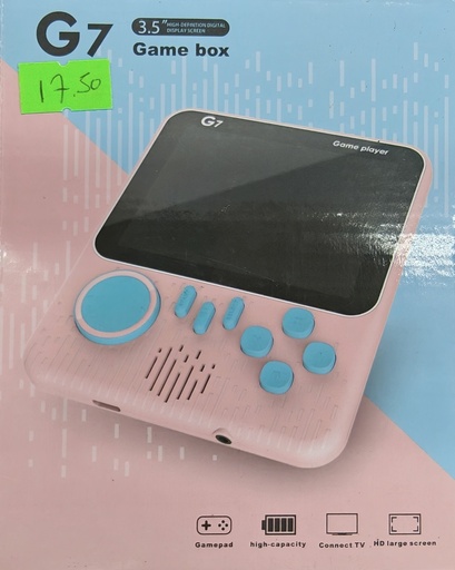 CONSOLA JUEGO G7 DOBLE CONTROL COLOR SURTIDO   