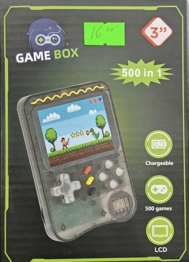 [GAMEBOX] CONSOLA JUEGO H6 DOBLE CONTROL COLOR SURTIDO