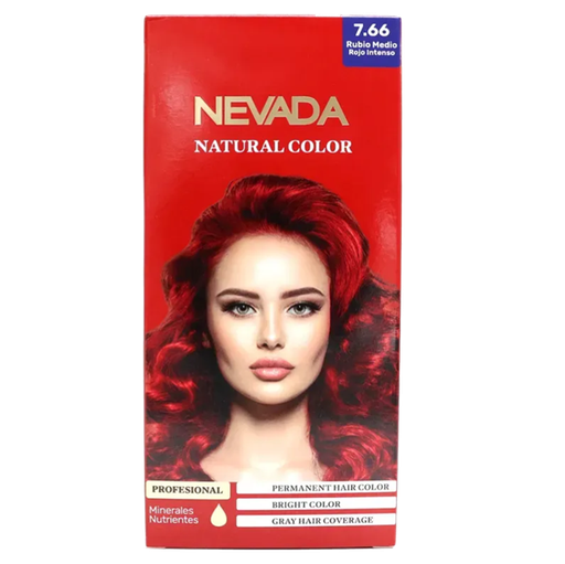 TINTE NEVADA 7.66 RUBIO MEDIO ROJO INTENSO