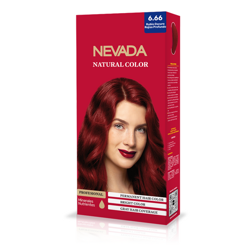 TINTE NEVADA 6.66 RUBIO OSCURO ROJIZO PROFUNDO