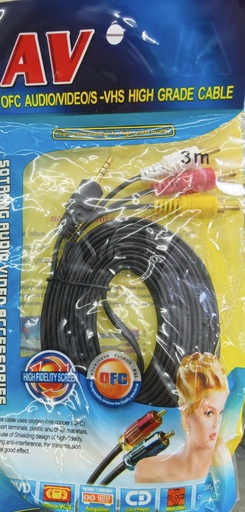 CABLE RCA2-AUX 3M