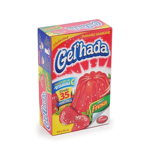 GELATINA GEL HADA FRESA 624G