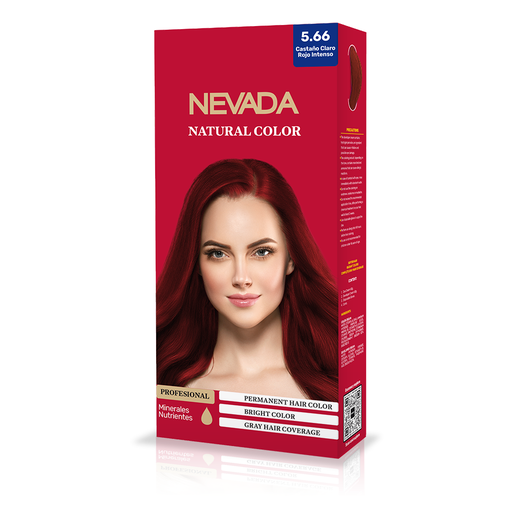 TINTE NEVADA 5.66 CASTAÑO CLARO ROJO INTENSO